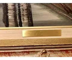 Ninth Bridge France by G Orsi 57" x31" please read the description - 3