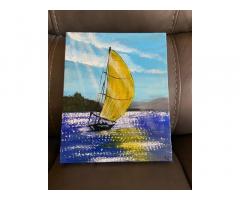 Sailboat on Lake