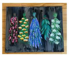 WildFlowers drying on Barn Wood