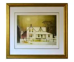 AJ Casson Limited Edition Print - "Winter Sun"