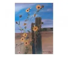 Happy Summer with Wild Sunflowers