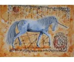 Emrys the Blue Unicorn