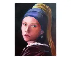 Scarlett Johansson in Vermeer's Girl with a Pearl Earring