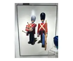 Wooden Soldiers original oil painting - 5