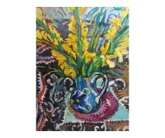 Yellow irises flowers - 2