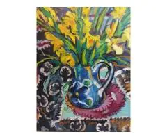 Yellow irises flowers - 3