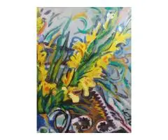 Yellow irises flowers - 5